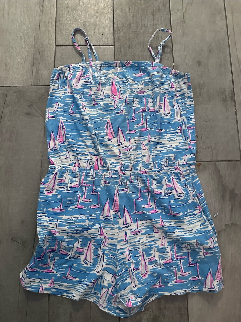 Lilly Pulitzer romper girls blue boatylicious